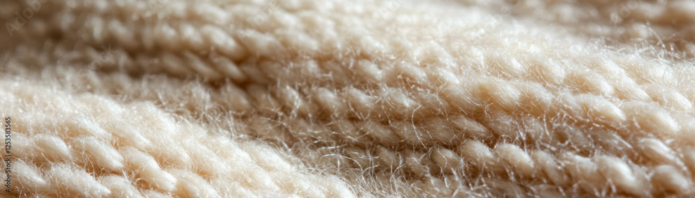 Aufkleber Macro texture of coarse woven canvas highlighting its durable and intricate design