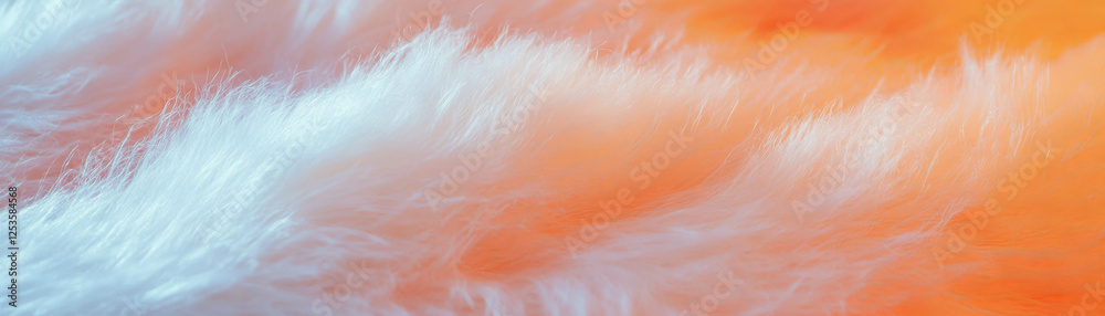 Poster macro texture of fleece showcasing soft pile and warm feel against a bright background