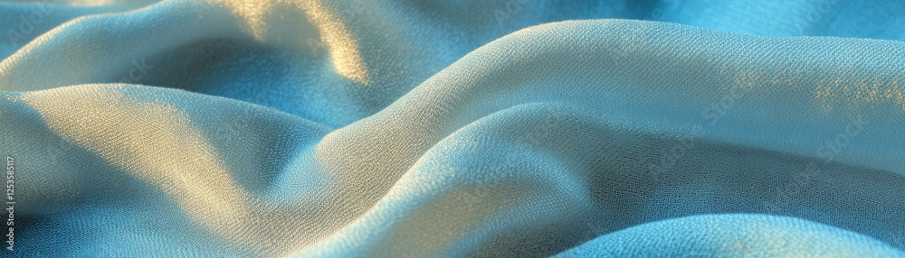 Aufkleber macro texture of linen showcasing distinct slubs and a textured surface on a bright background