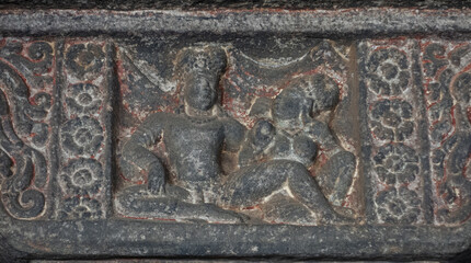 Badami Cave Temples are a complex of four cave temples located near the small town of Badami. Karnataka. India.