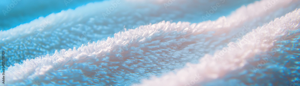 Aufkleber close-up view of terry cloth with looped pile, highlighting its absorbent texture and softness