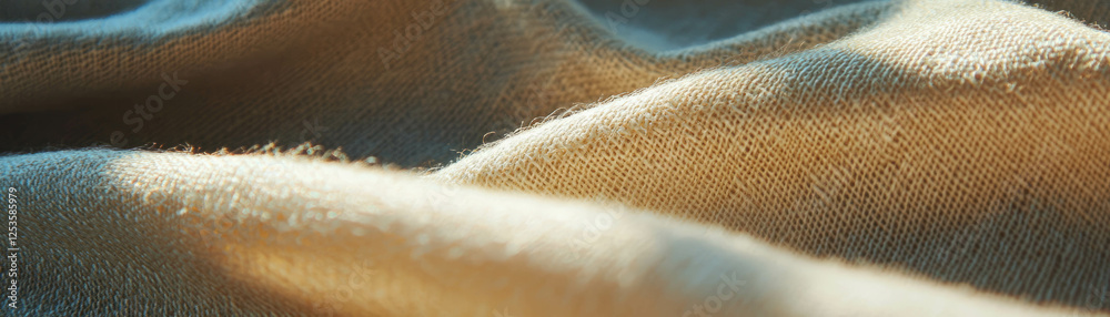 Aufkleber macro view of tightly woven linen showcasing fine threads and exquisite texture