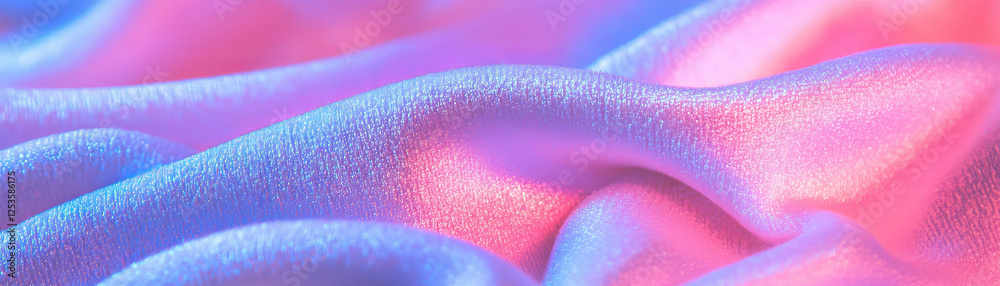 Poster macro shot of velour texture featuring soft pile and vivid colors for vibrant banner design