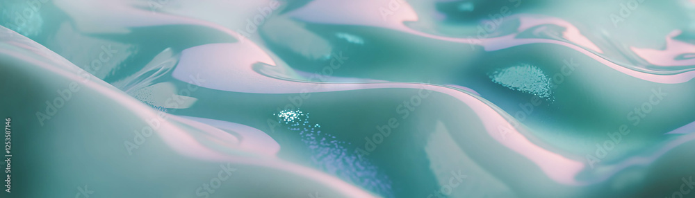 Aufkleber Smooth microcement surface with subtle texture variations in bright lighting