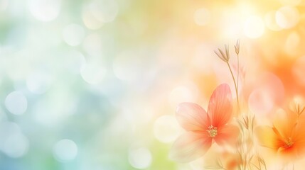 Elegant abstract floral background with botro flowers, ideal for design projects