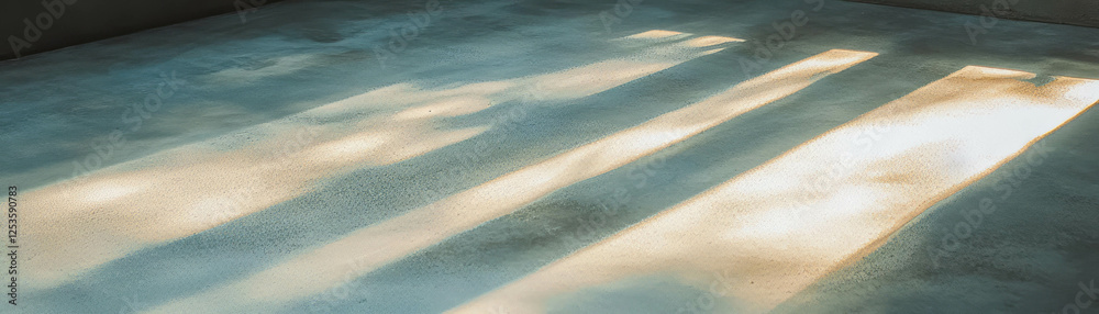 Poster Smooth polished cement surface with soft lighting and subtle variations for a serene backdrop