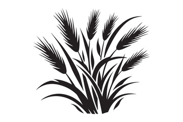 Grass silhouette vector