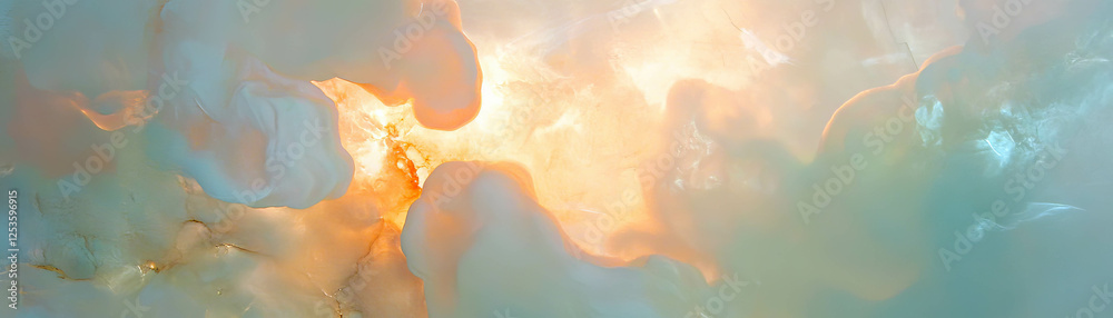 Poster layered venetian plaster showcasing depth and movement with soft lighting effects
