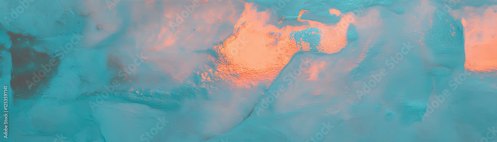 Poster Venetian plaster showcasing layered texture with dynamic light effects in a bright setting