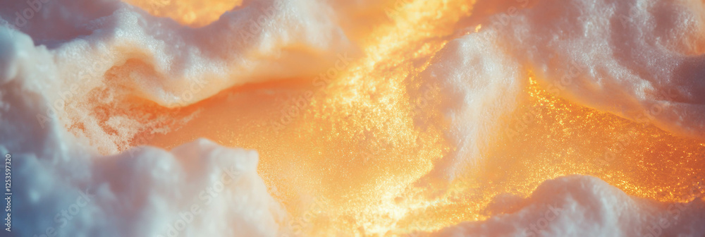 Aufkleber Venetian plaster showcases layered effect with dynamic texture and vibrant background