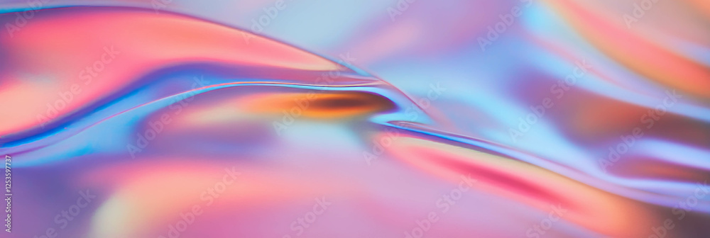 Poster Venetian plaster shines with pearlescent sheen creating a dreamy background