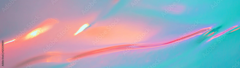 Poster venetian plaster with pearlescent sheen illuminated in soft ambient light