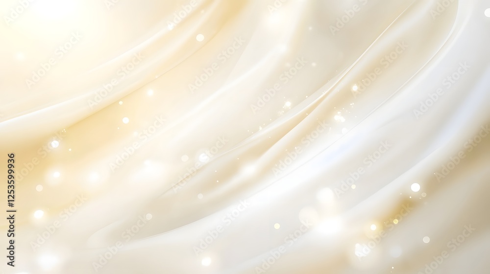 Aufkleber Soft airy and ethereal light shimmering glowing and scintillating in a luminous misty and hazy atmospheric background  The delicate wispy and diaphanous lighting creates a dreamy elegant