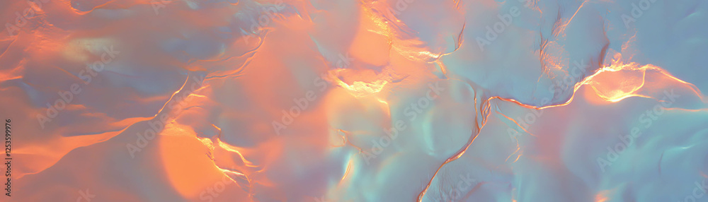 Poster Venetian plaster with subtle pattern and textured effect in soft light for bright backgrounds