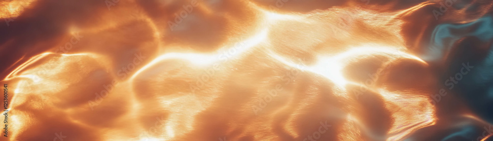 Poster textured venetian plaster with soft lighting creating elegant shadows on a bright backdrop