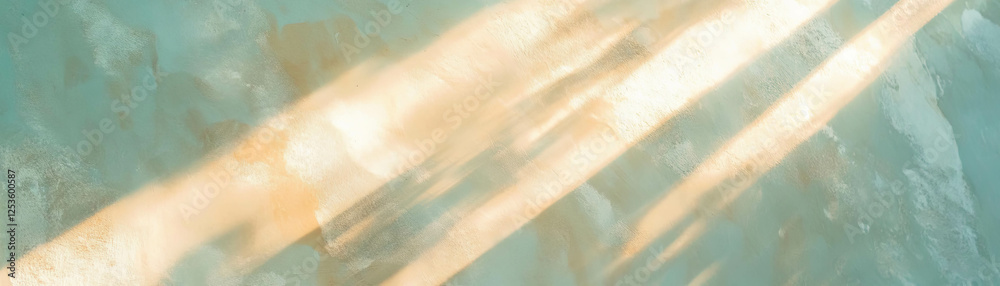Poster textured venetian plaster with subtle shadows and bright background