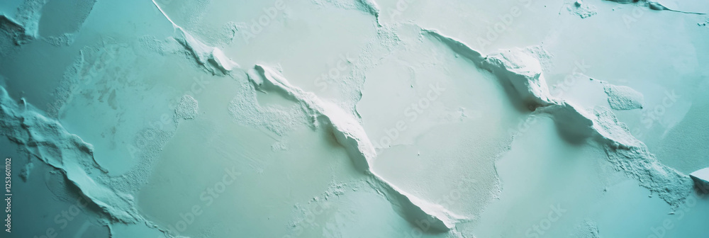 Poster Venetian plaster textured surface with light gradient creating depth for a bright banner