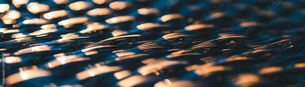 Poster close-up view showcasing intricate texture of a woven basket with halftone details