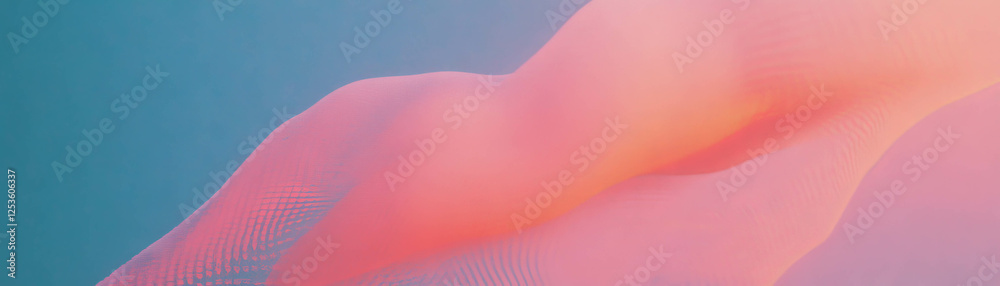 Aufkleber Close-up of smoke dissipating in halftone texture creating a dynamic gradient effect