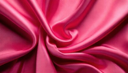 Obraz premium Smooth elegant pink silk or satin texture can use as background