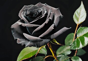 Black Flower Landscape image for you.