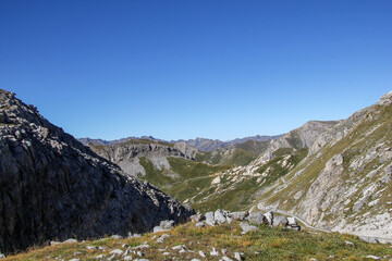 photo overlooking the alps in Valle Grana, Cuneo, Piemonte