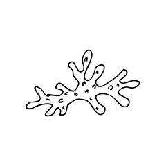 coral reef hand drawn element