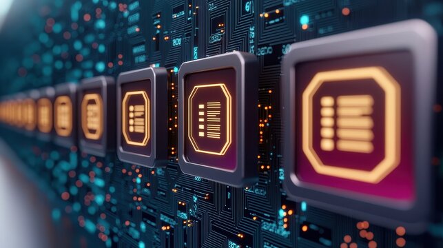 Data Server Technology Abstract Background Digital Information List Processing System