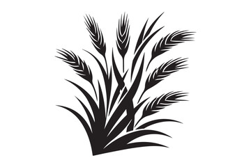 Grass silhouette vector