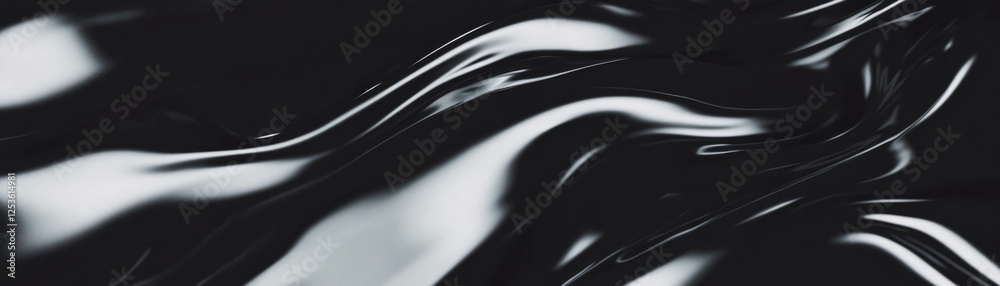 Poster Dynamic interplay of light and shadow in abstract monochrome texture