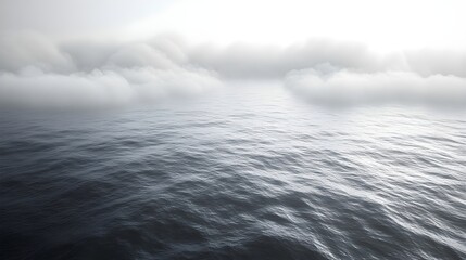 Fototapeta premium A background of layered fog with a gradient fade into pure white.