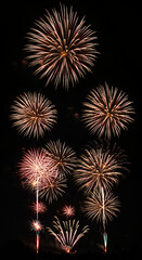 Fireworks Extravaganza: Bursting Colors in the Night Sky! Celebrate with Dazzling Pyrotechnics, Festive Displays, and Stunning Light Shows