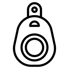 Stylish Keychain Remote Control for Easy Access