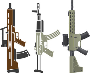 Hand-Drawn Rifle Sketch Vector