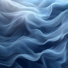Obraz premium A blurred, flowing background where dark blue dissolves into light gray.
