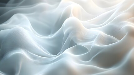 Fototapeta premium A blurred, airy white glow blending seamlessly into cool gray.