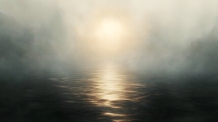 A blurred reflection of soft white light on a neutral, textured surface.