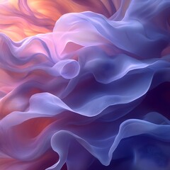 Fototapeta premium A blurred, softened design of abstract lavender and pale gray forms.