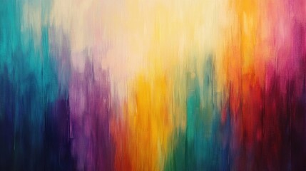 A stunning blend of rich, vibrant colors and soft gradients form an abstract design that pulses with energy. The interplay of colors creates a sense of motion and excitement in the composition.