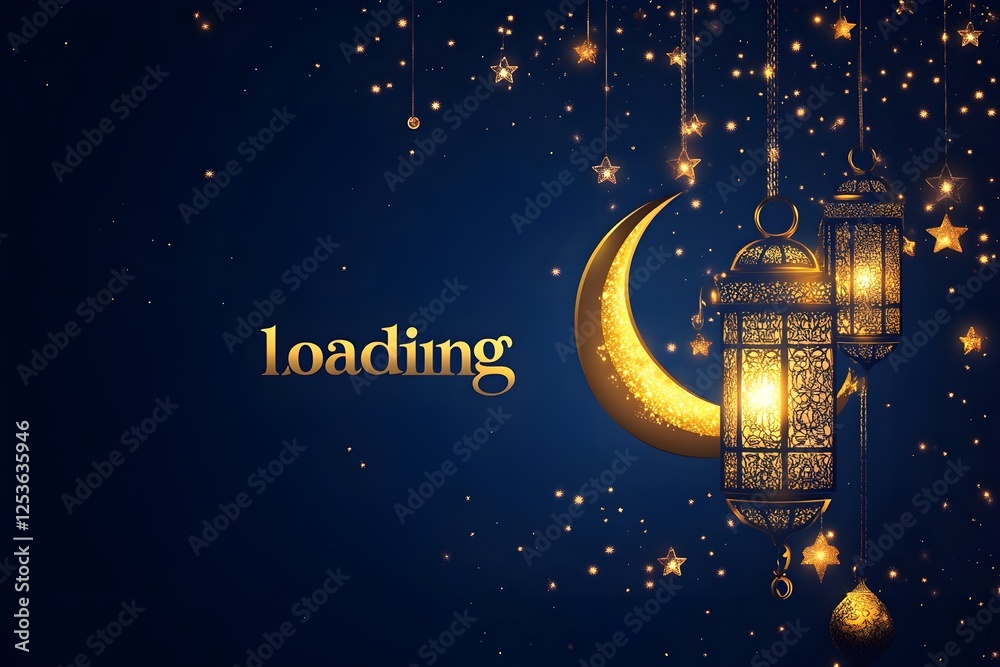 Fototapete ramadan background design colourful lantern lamp with dates and tasbih isolated on beige background,