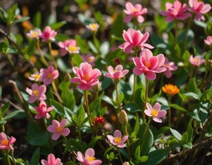 Obraz premium A Vivid Celebration of Spring: Embracing Nature's Renewal with Dreamy Hues and Soft Light