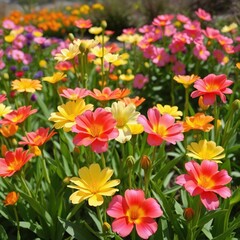 Vibrant Blossoms Unveiling Nature's Awakening in the Garden