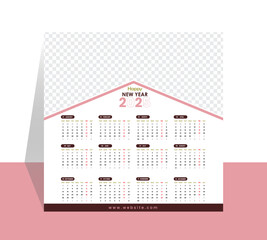 12 Month 1 Year 2025 Calendar Design.