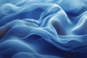 Obraz premium Blue background with waves creating a serene and calming ocean scene for design and backgrounds