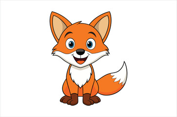 Obraz premium fox vector, icon vector illustration, fox silhouette of a fox isolated on a white background, eps, png, svg, vector,