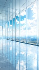 Modern office interior with city view (1)