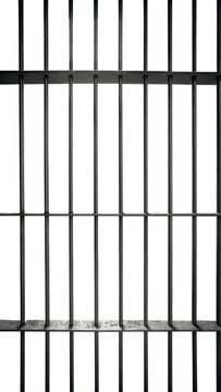 Jail Prison Cell Door Isolated on Transparent Background PNG
