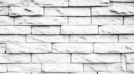 Fototapeta premium White Brick Wall Texture Background Seamless Pattern