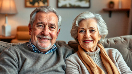 Happy senior couple