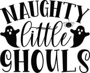 Halloween illustration text design 